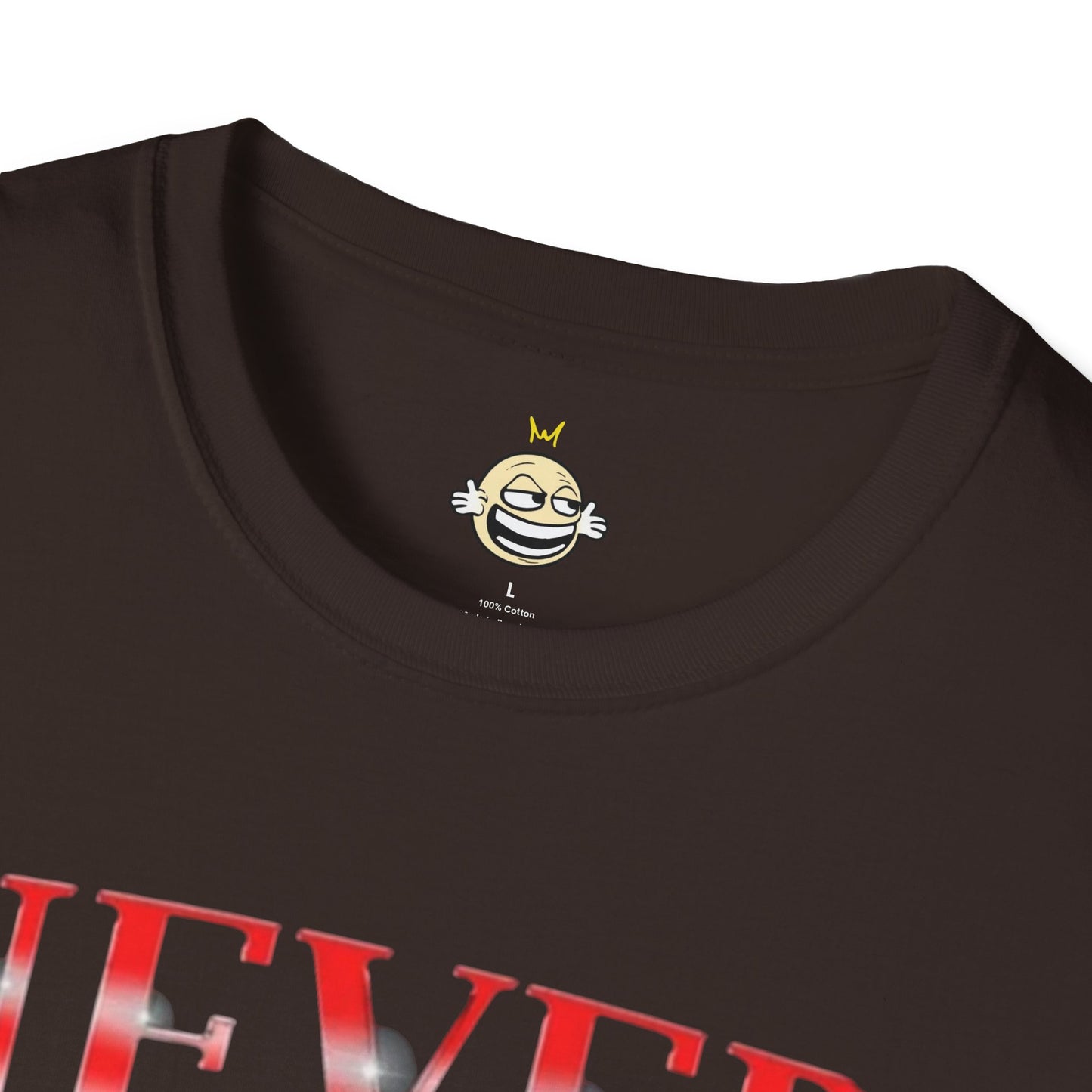 never give up t-shirt