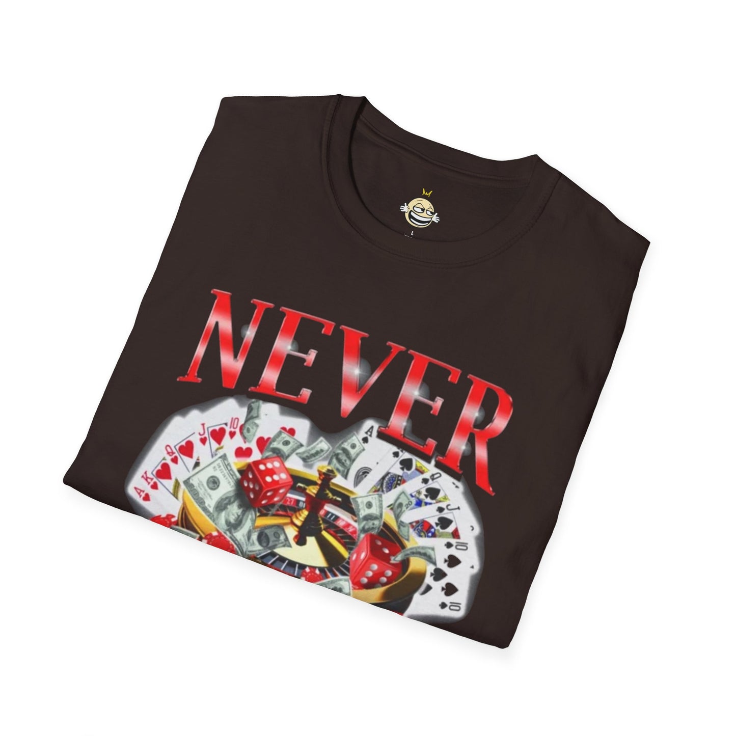 never give up t-shirt