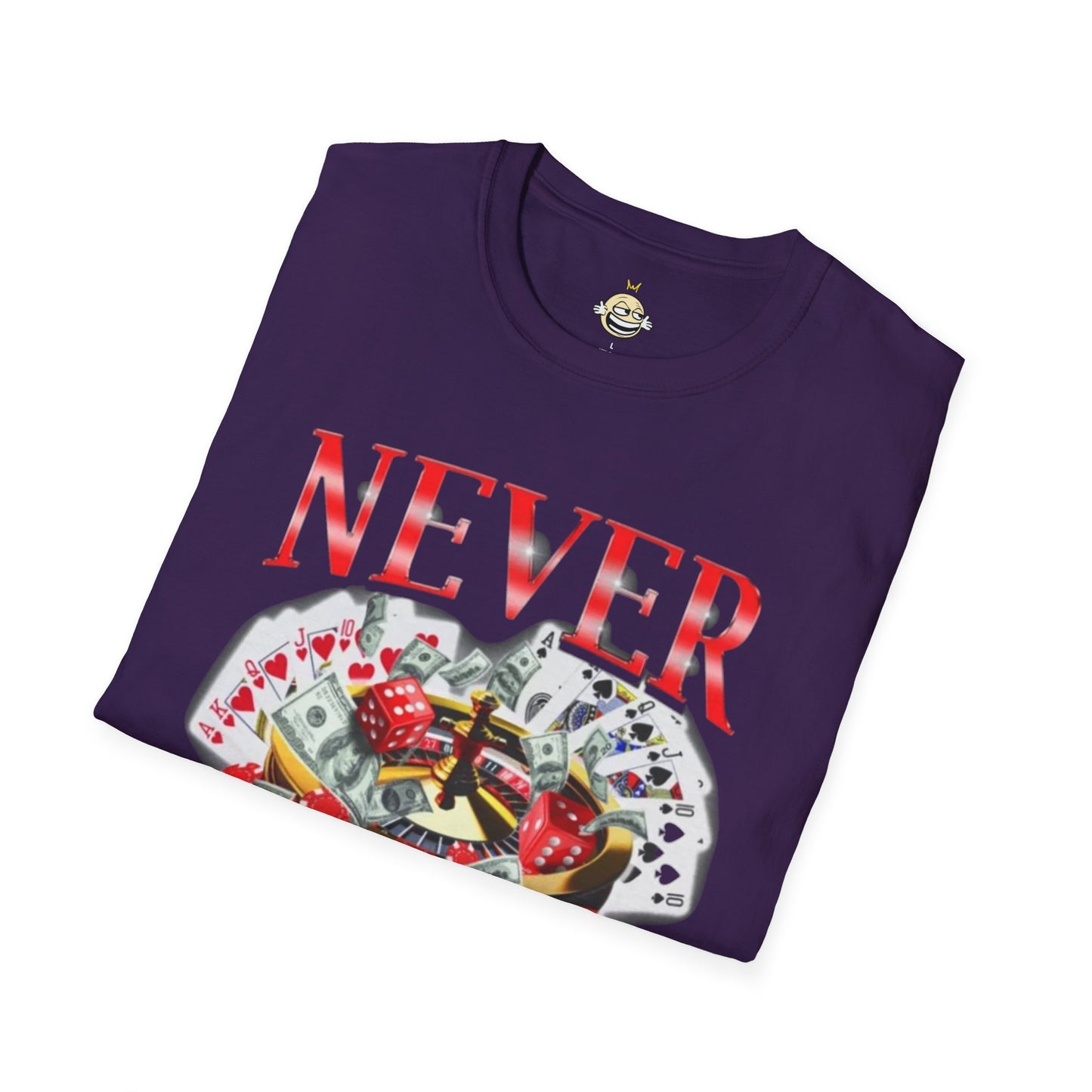 never give up t-shirt