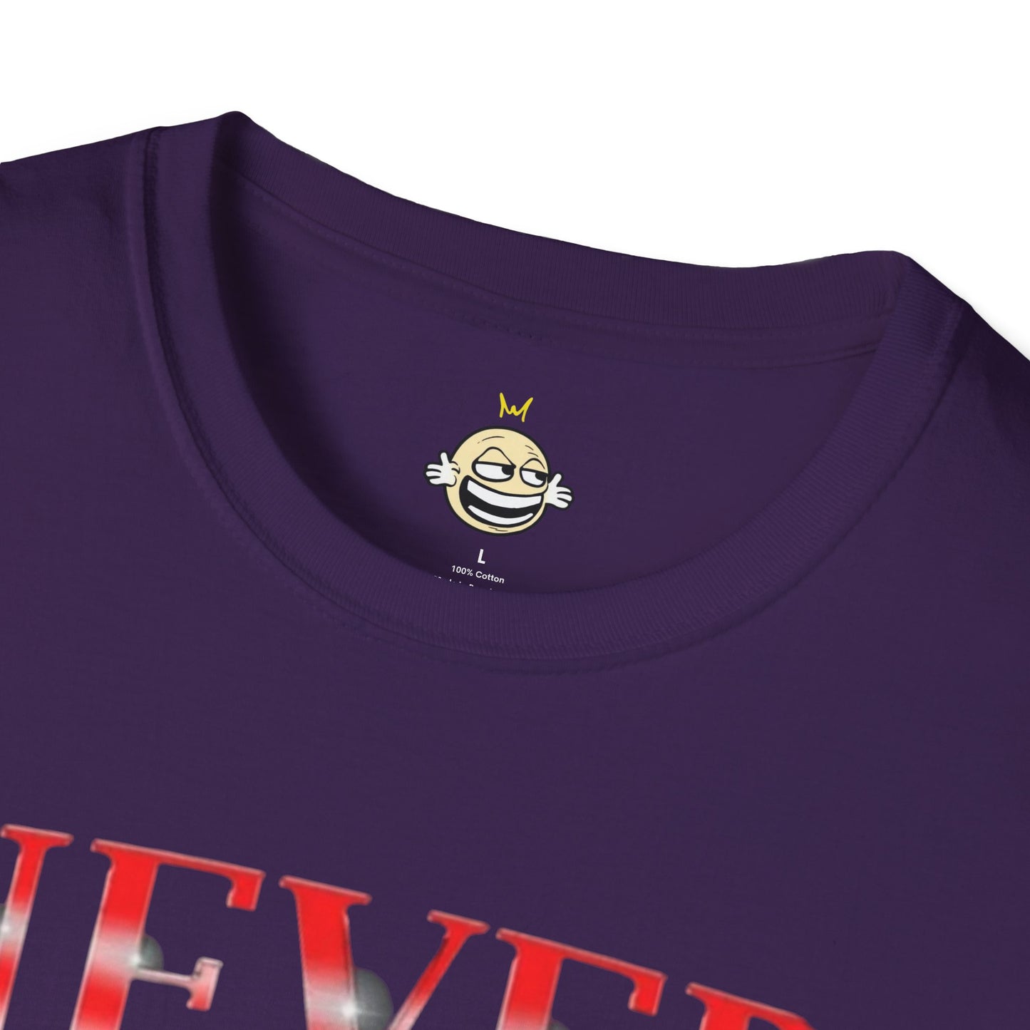 never give up t-shirt